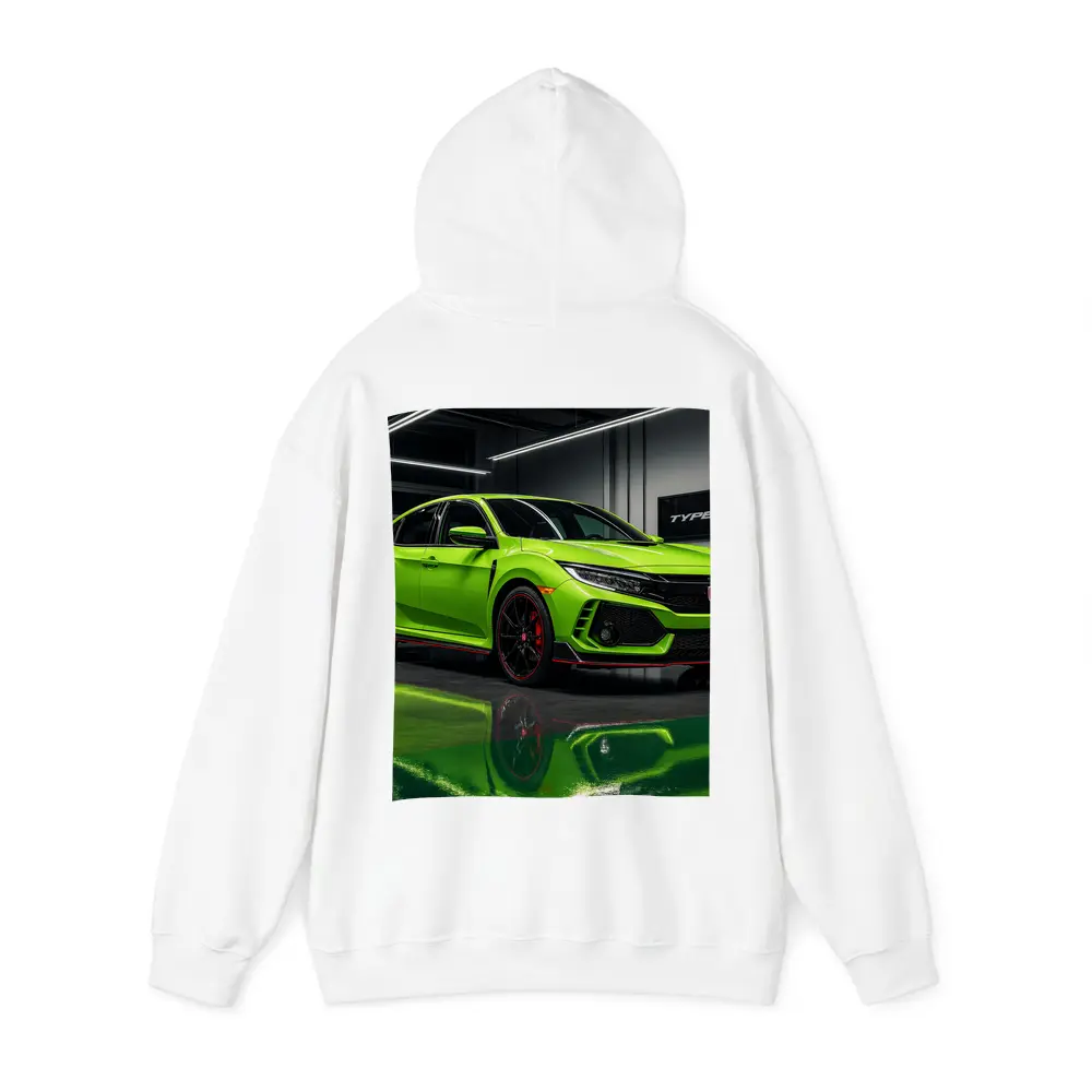Honda Civic Type R Green Garage Shot – Hoodies