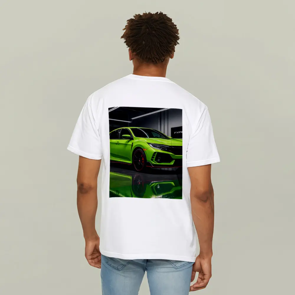 Honda Civic Type R Green Garage Shot – T-Shirts