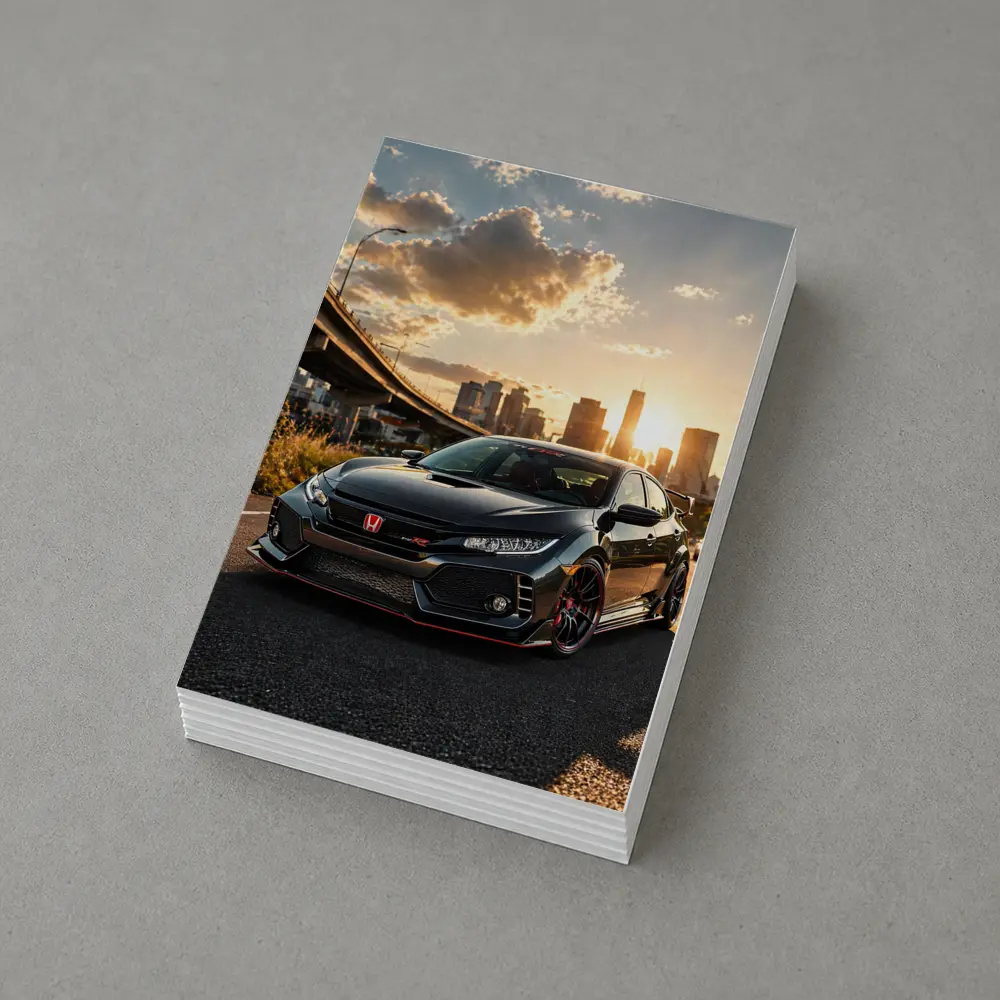 Honda Civic Type R City Sunset – Postcards