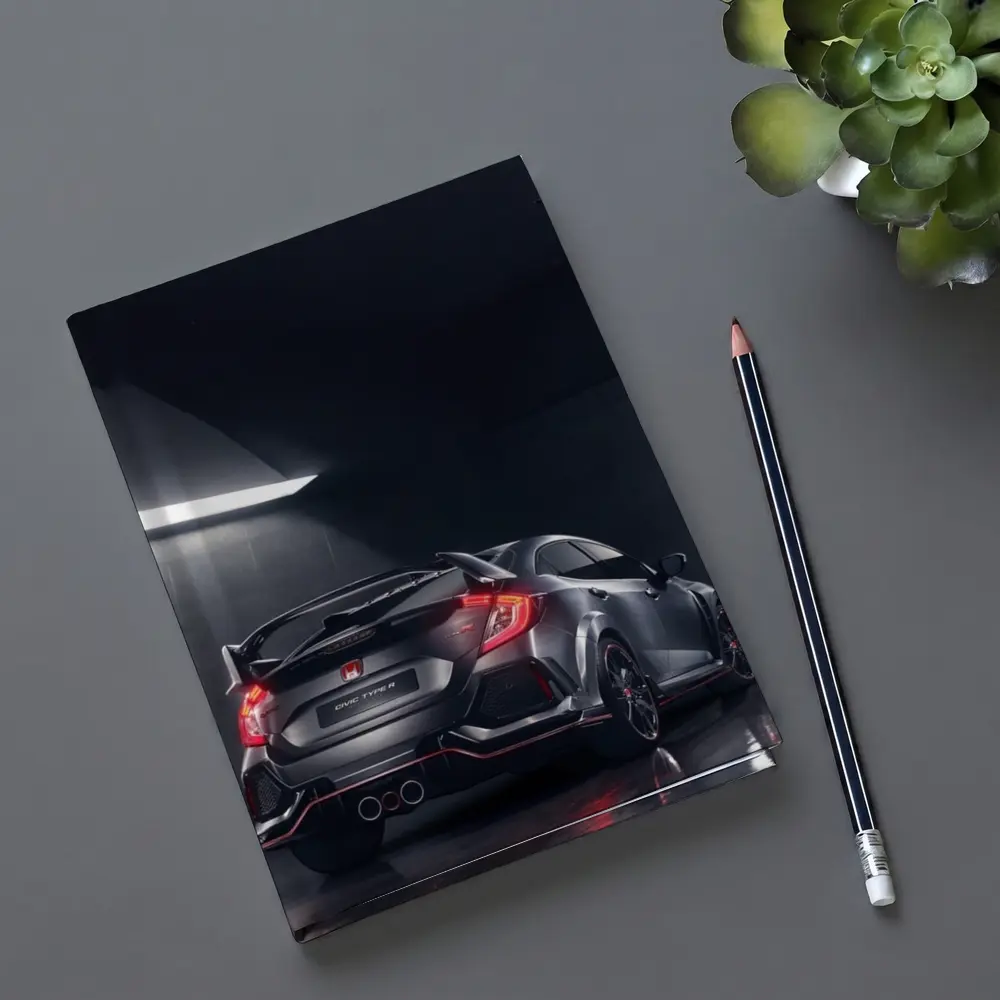 Honda Civic Type R Dark Garage Shot – Notebooks