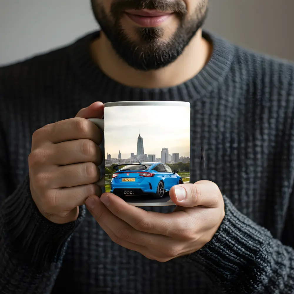 Honda Civic Type R Blue City Skyline – Mugs
