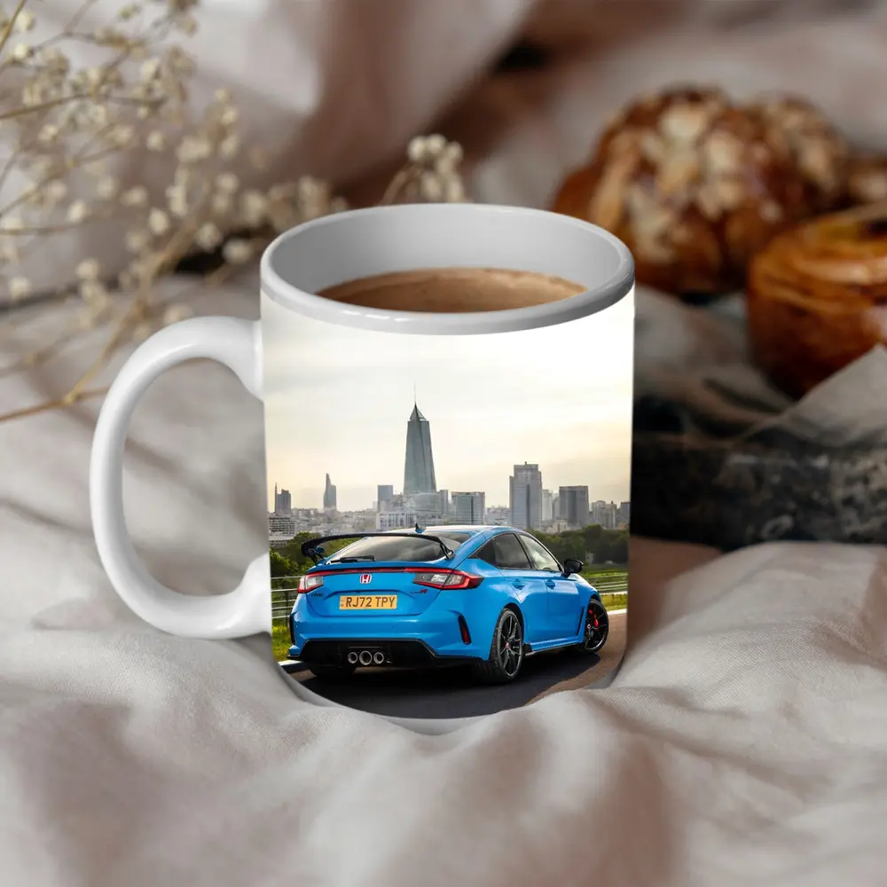 Honda Civic Type R Blue City Skyline – Mugs