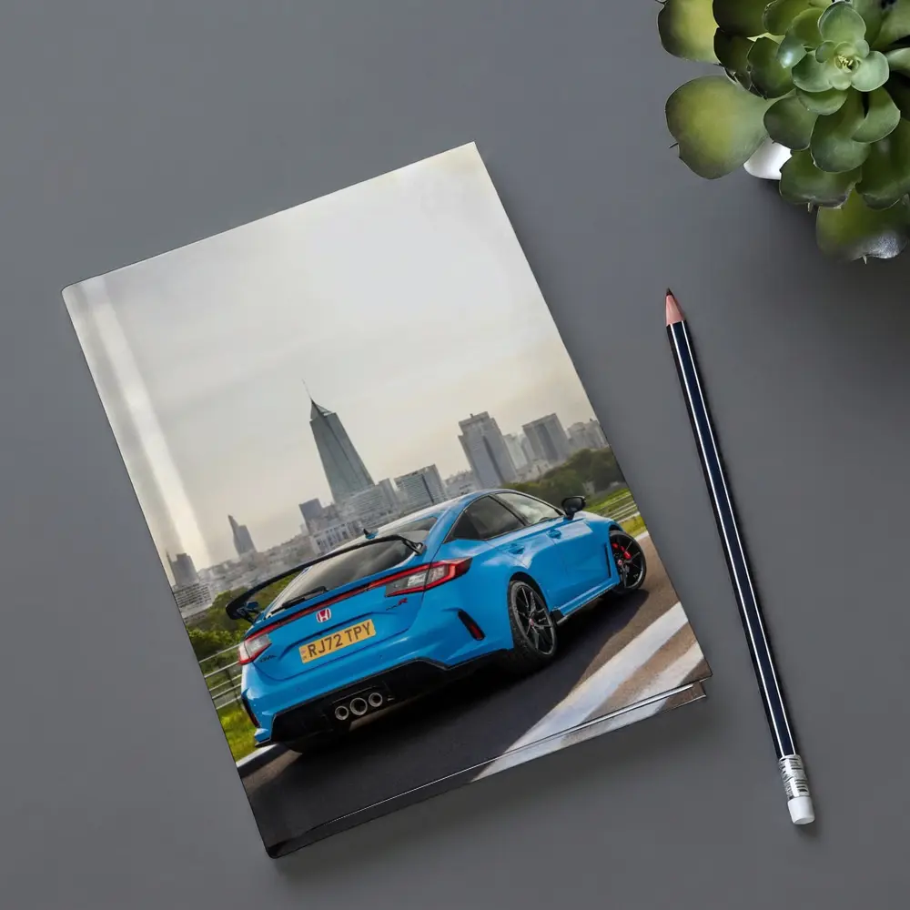 Honda Civic Type R Blue City Skyline – Notebooks