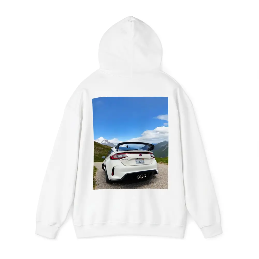 Honda Civic Type R Mountain Pass White – Hoodies