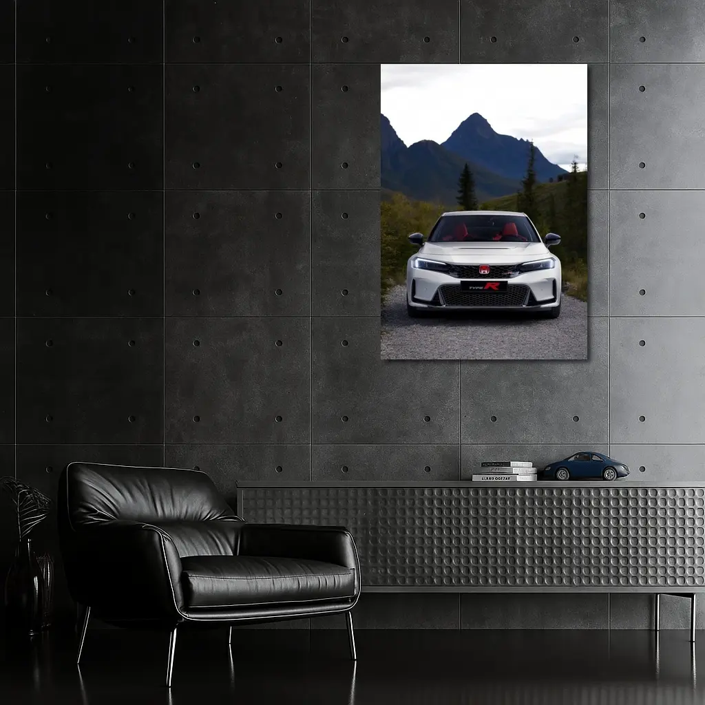 Honda Civic Type R Mountain Gravel Road – Wall Art