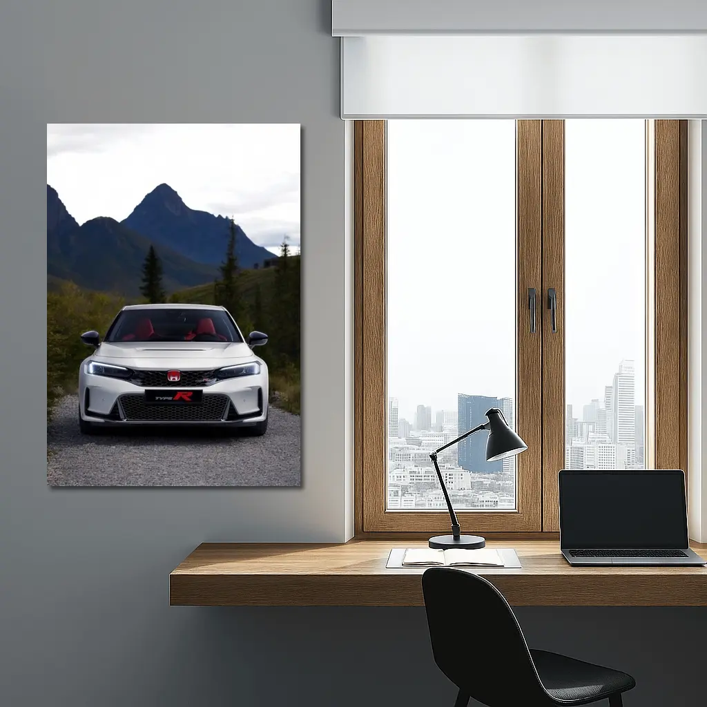 Honda Civic Type R Mountain Gravel Road – Wall Art