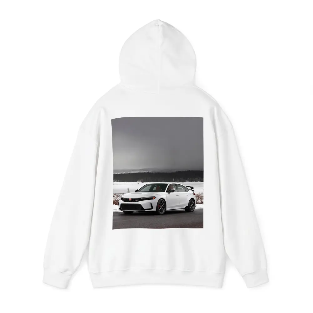 Honda Civic Type R Winter Snow Landscape – Hoodies
