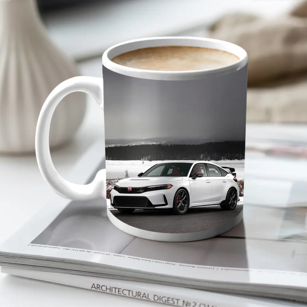 Honda Civic Type R Winter Snow Landscape – Mugs