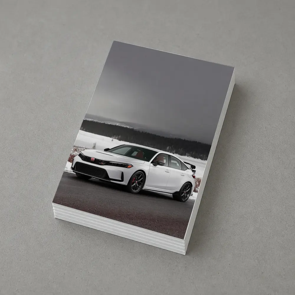 Honda Civic Type R Winter Snow Landscape – Postcards