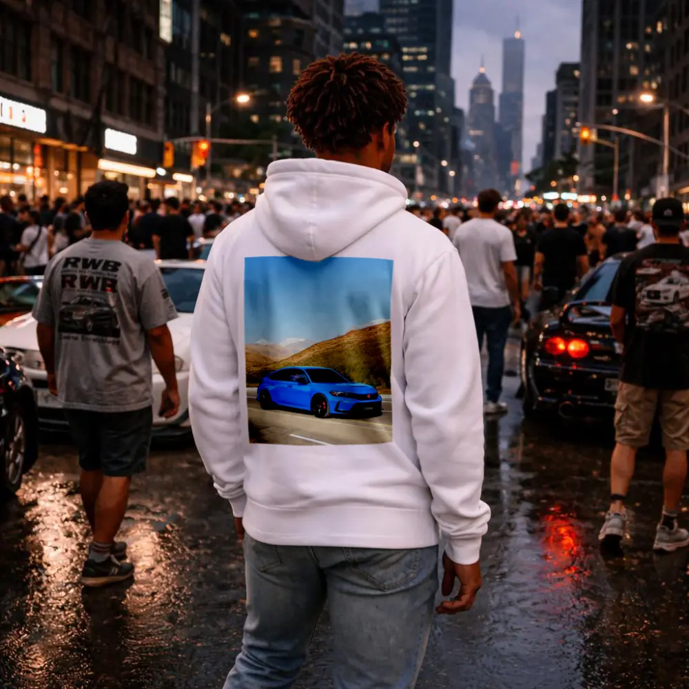Honda Civic Type R Blue Mountain Highway – Hoodies