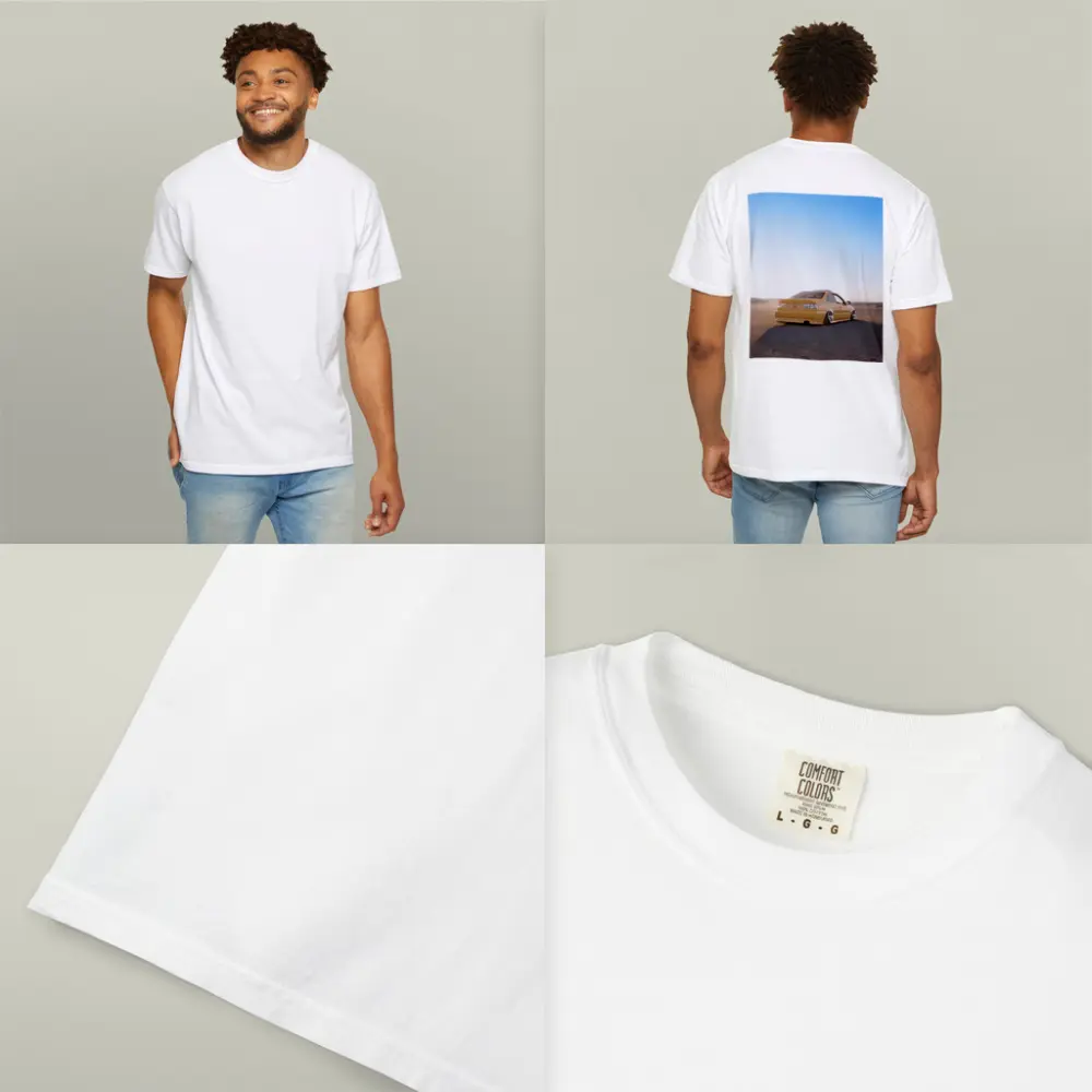 Honda Civic Yellow Stance Desert Scene – T-Shirts