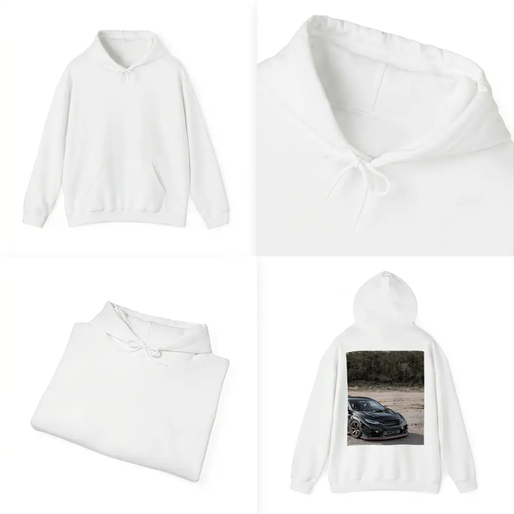 Black Honda Civic Type R Dirt Road – Hoodies