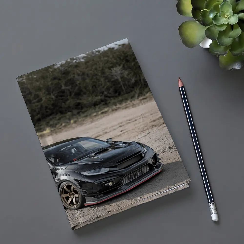 Black Honda Civic Type R Dirt Road – Notebooks