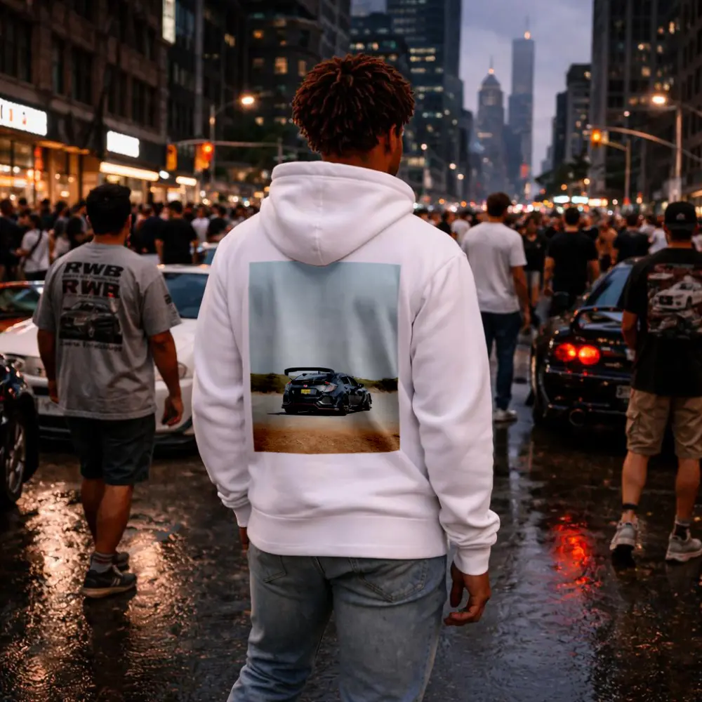 Honda Civic Type R Black Dirt Road – Hoodies