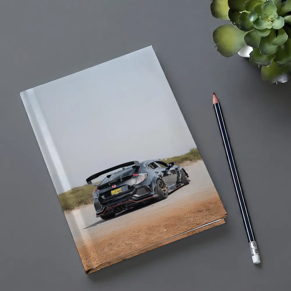Honda Civic Type R Black Dirt Road – Notebooks