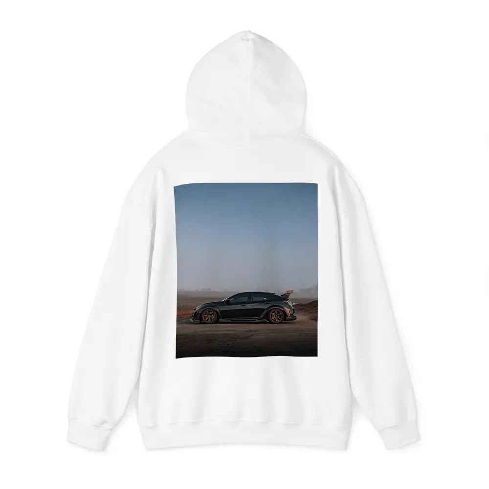 Honda Civic Type R Black Misty Landscape – Hoodies
