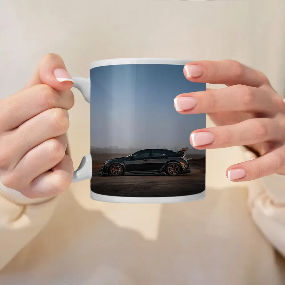 Honda Civic Type R Black Misty Landscape – Mugs
