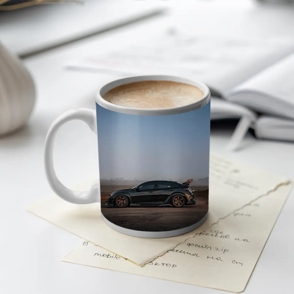 Honda Civic Type R Black Misty Landscape – Mugs