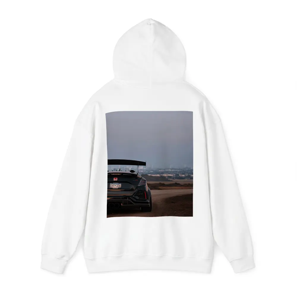 Honda Civic Type R Rear City Dusk – Hoodies