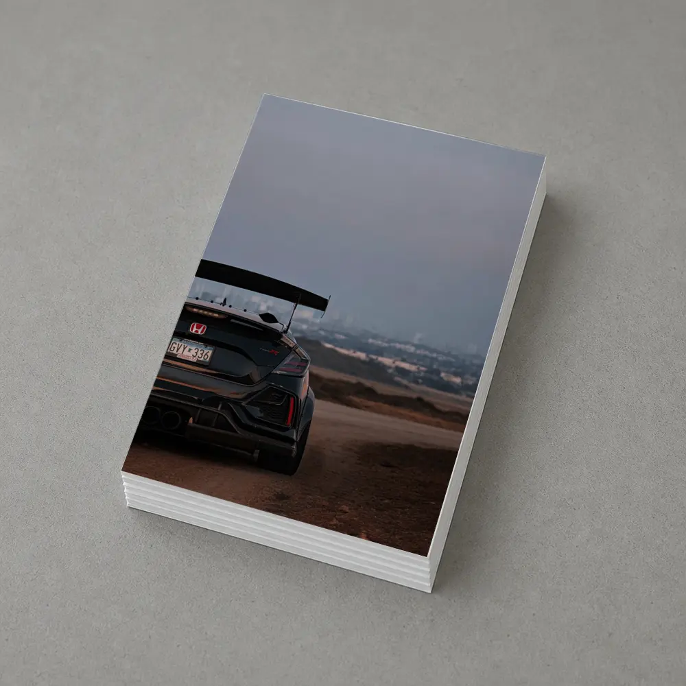 Honda Civic Type R Rear City Dusk – Postcards