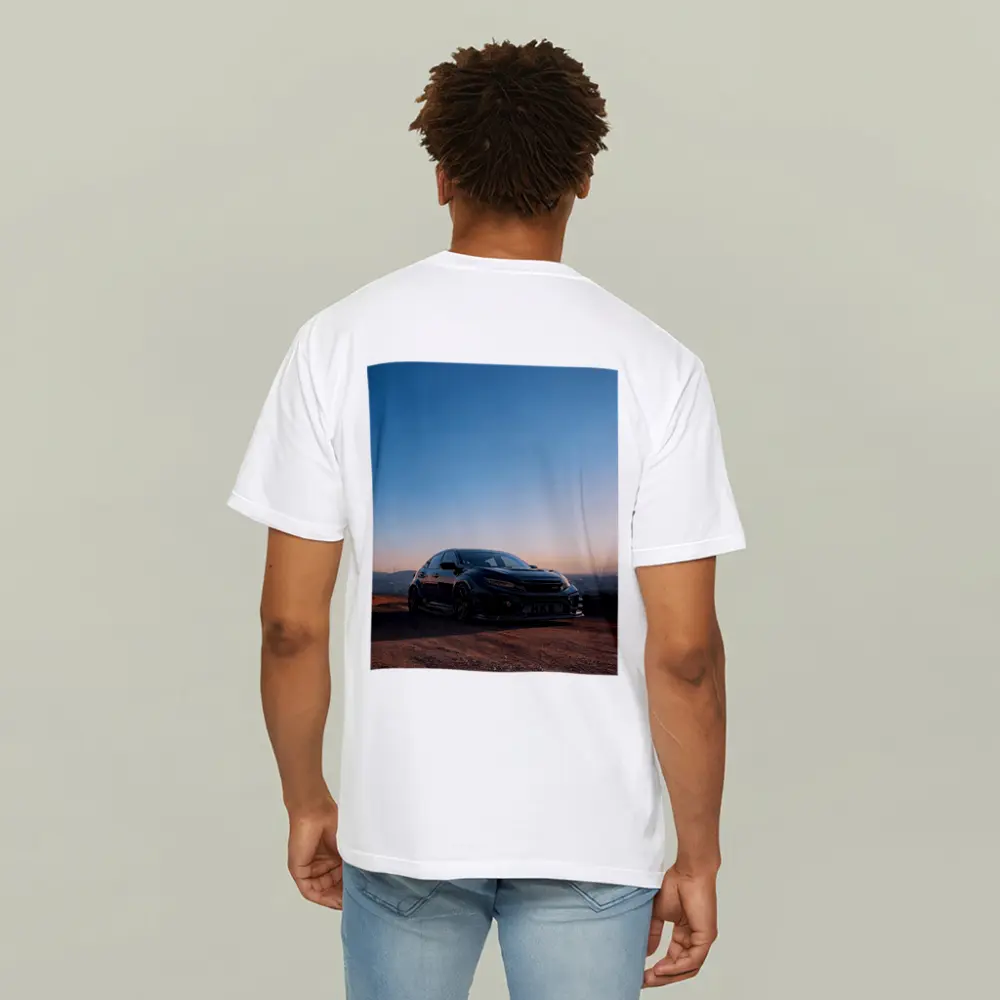 Black Honda Civic Type R Sunset Sky – T-Shirts