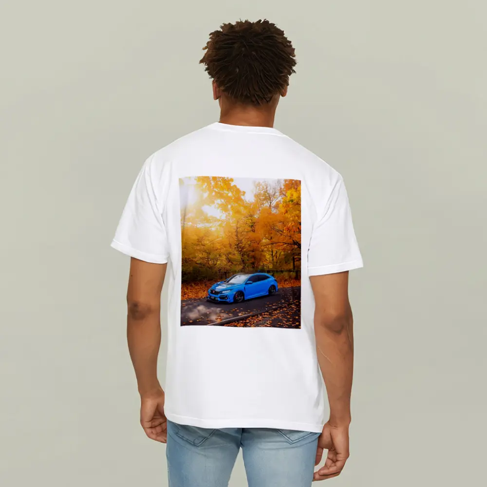 Honda Civic Type R Blue Autumn Forest – T-Shirts