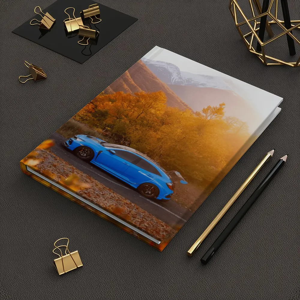 Honda Civic Type R Blue Autumn Mountains – Notebooks