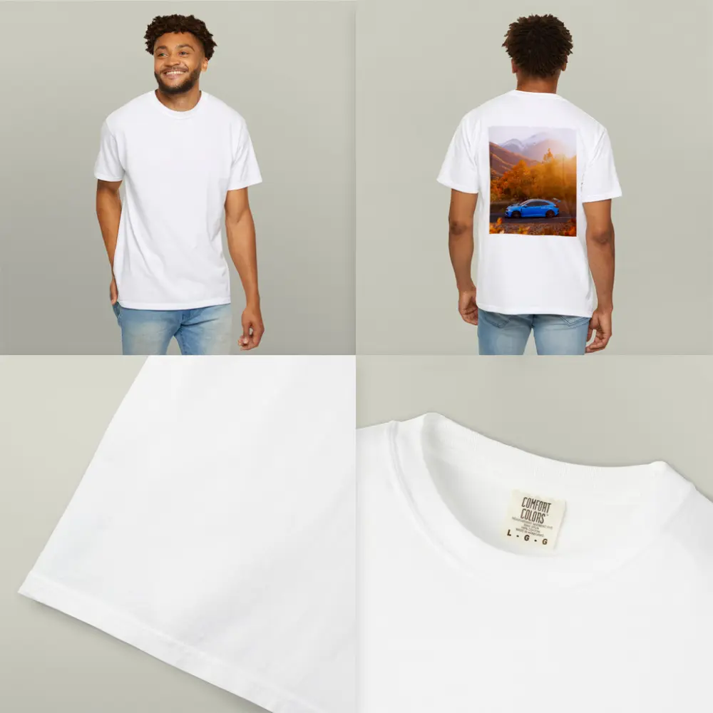 Honda Civic Type R Blue Autumn Mountains – T-Shirts
