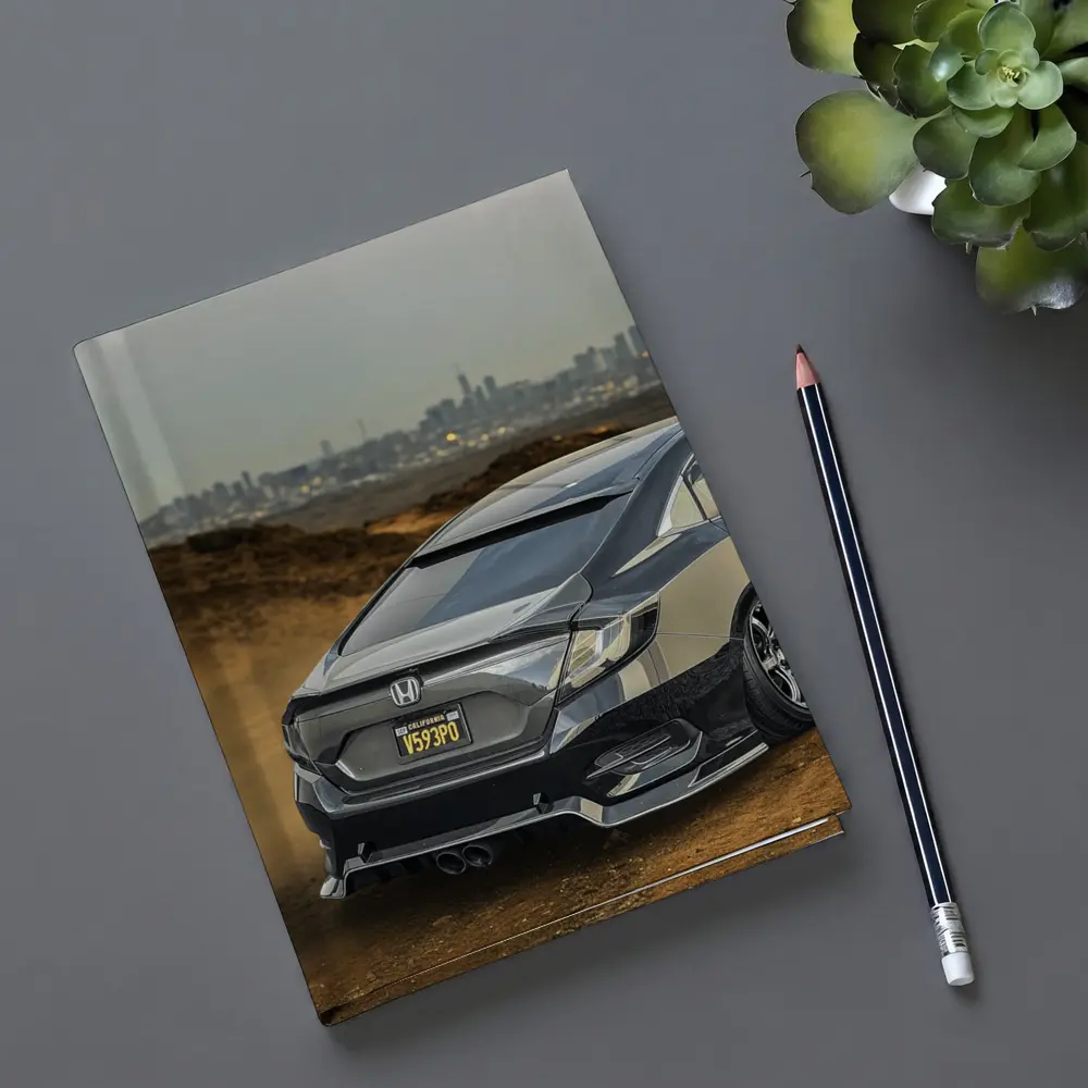 Honda Civic Slammed Build City Skyline – Notebooks