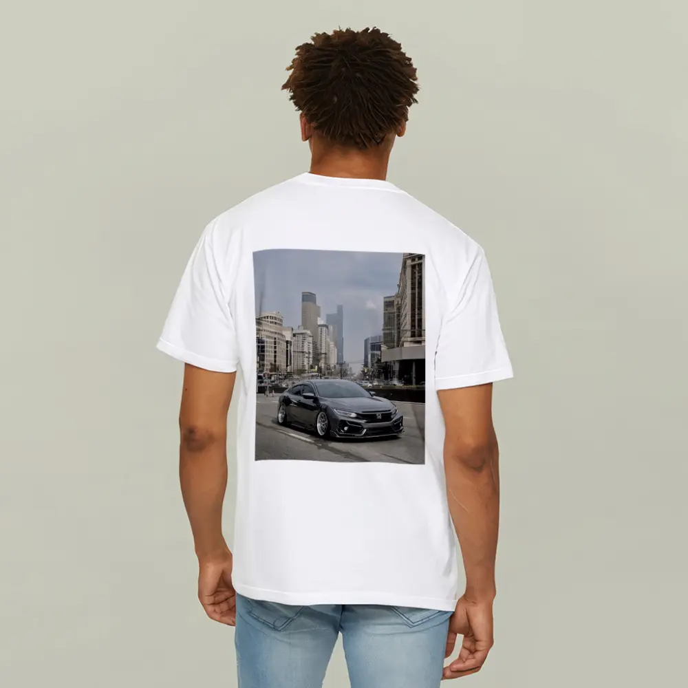 Honda Civic Stance City Street Urban Scene – T-Shirts