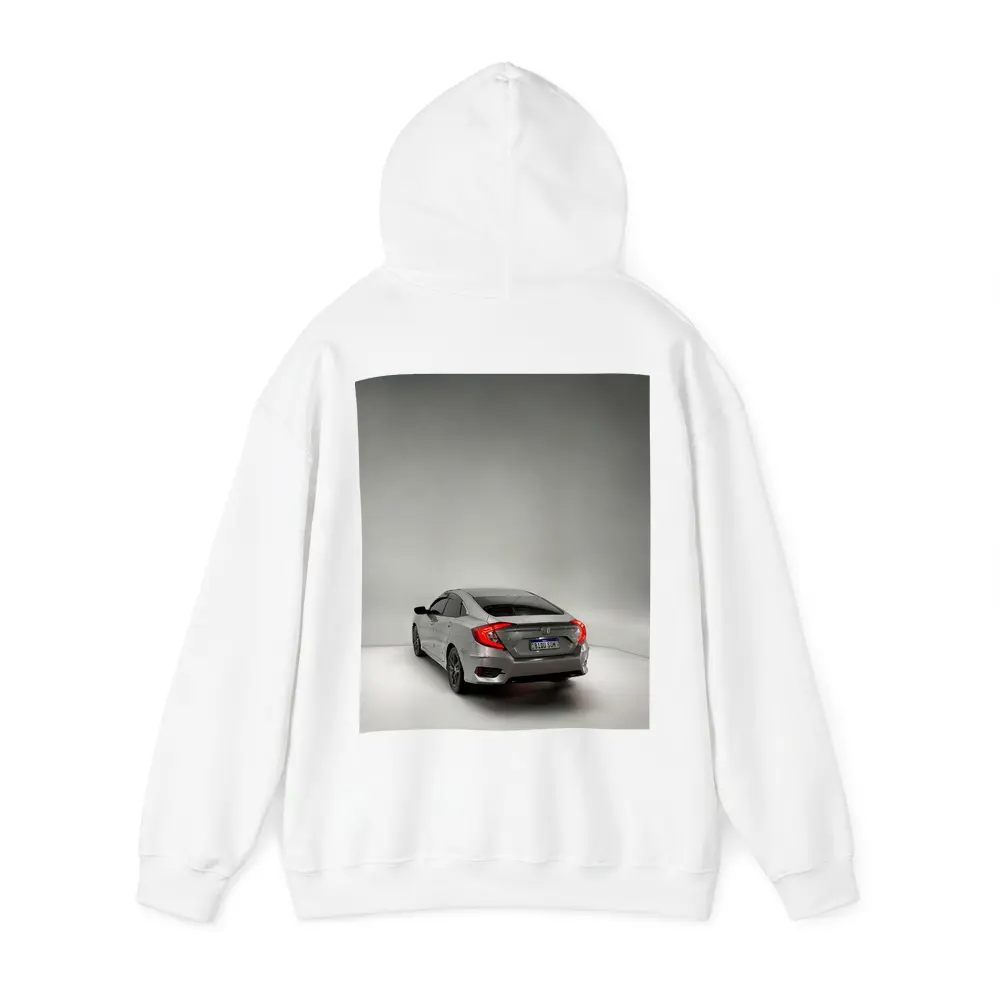 Honda Civic Gray Rear Studio Shot – Hoodies