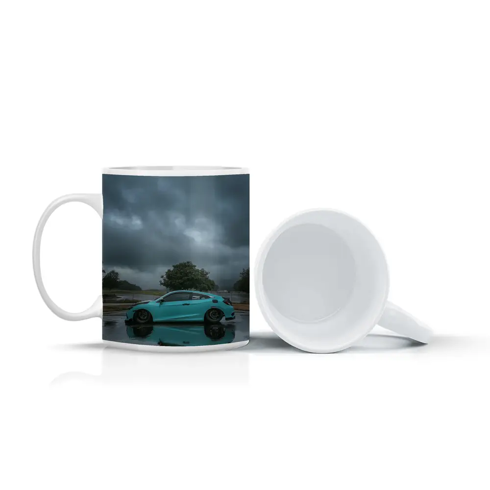 Honda Civic Coupe Rainy Storm Clouds – Mugs