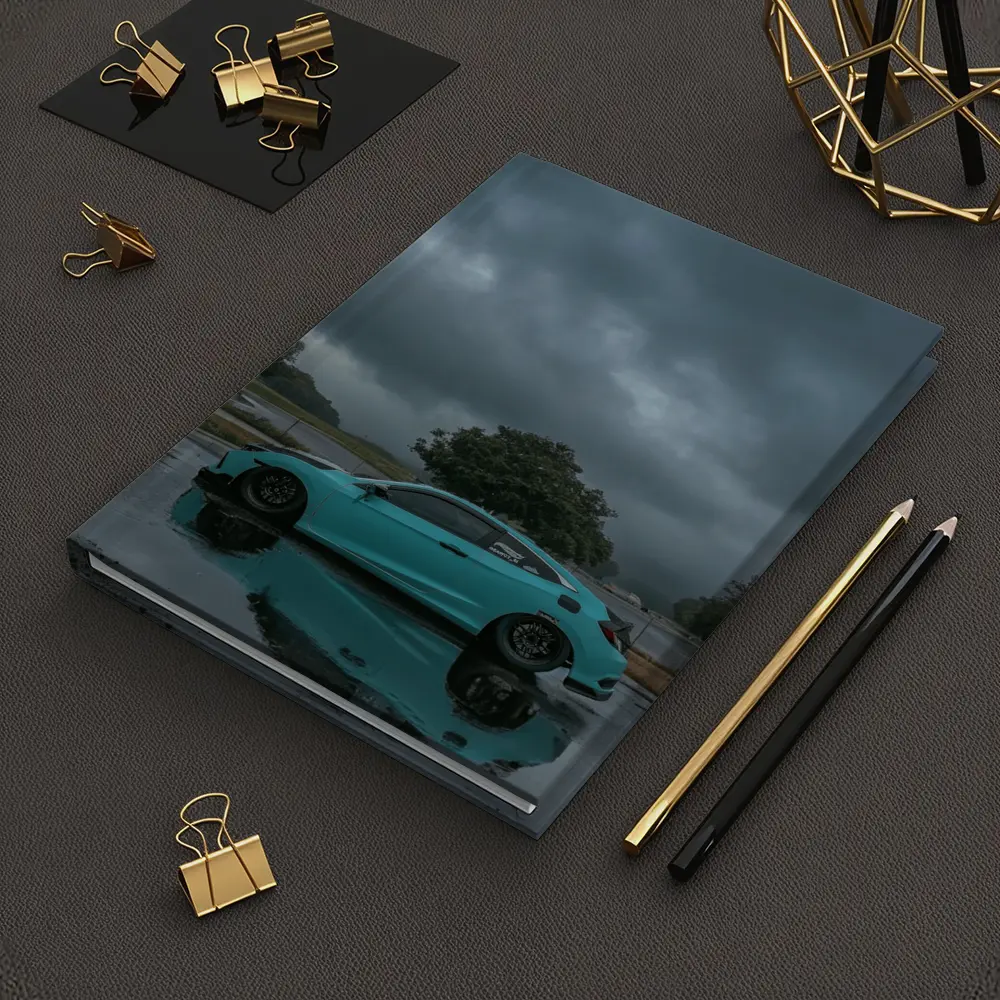 Honda Civic Coupe Rainy Storm Clouds – Notebooks