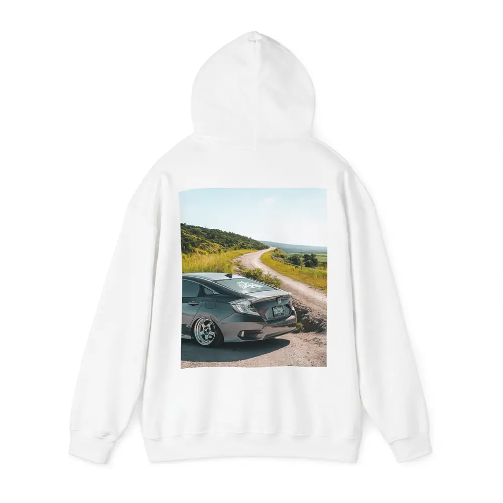 Honda Civic Slammed on Country Dirt Road – Hoodies