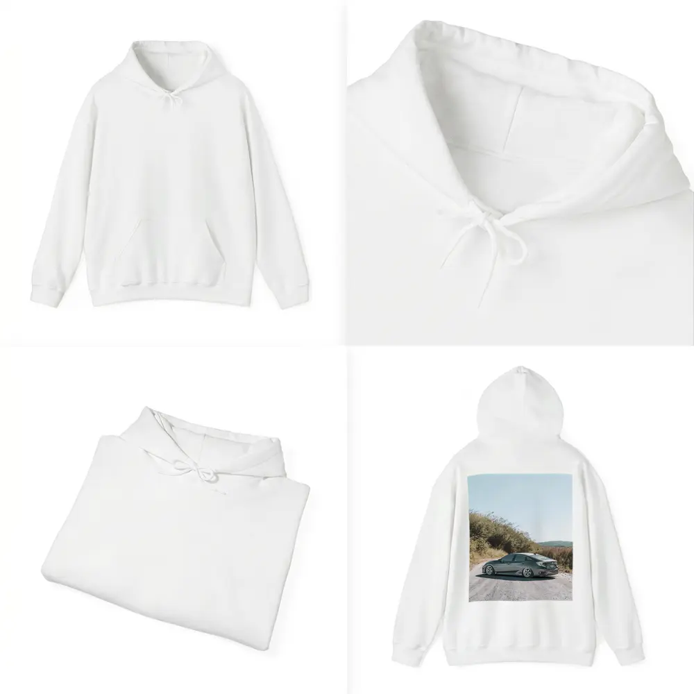 Honda Civic Stance Build On Gravel Road – Hoodies