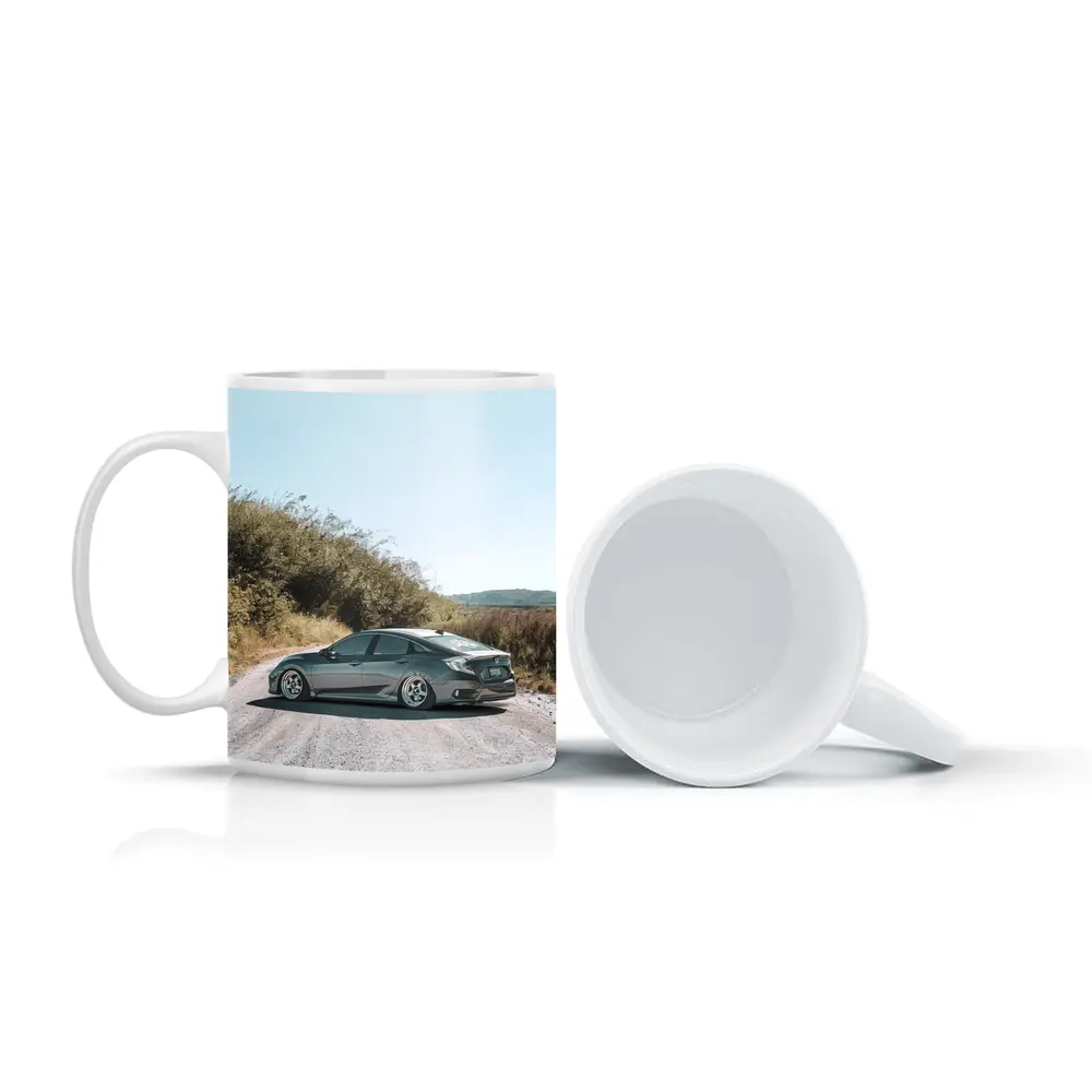 Honda Civic Stance Build On Gravel Road – Mugs