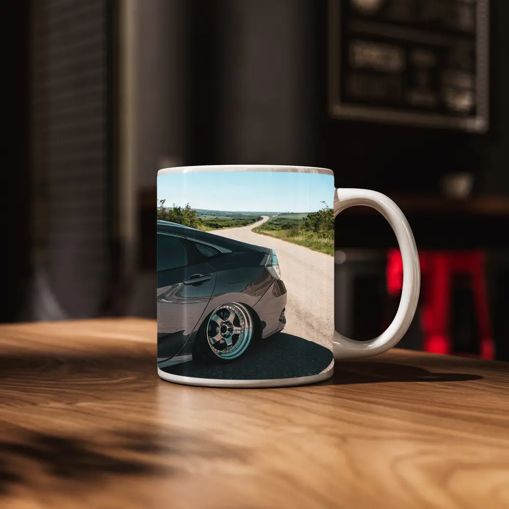 Honda Civic Stance Build Country Road – Mugs