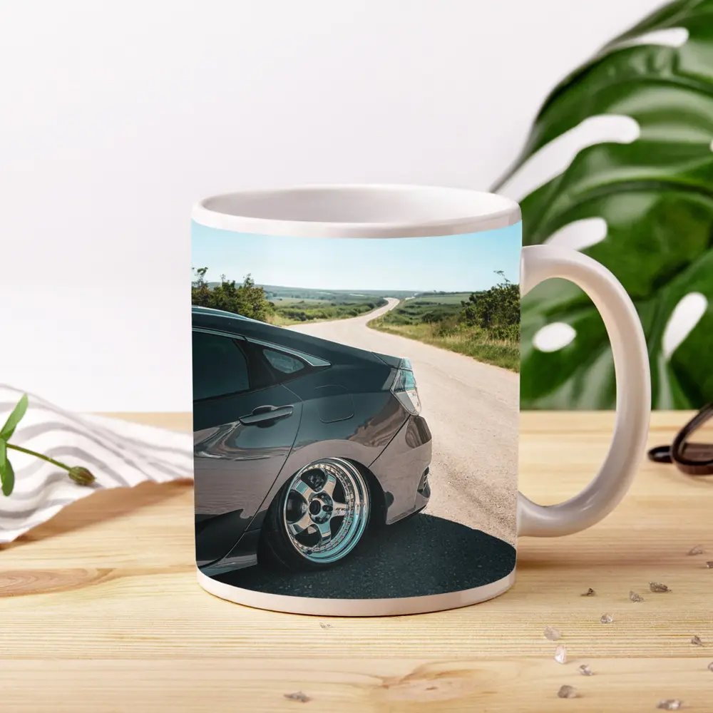 Honda Civic Stance Build Country Road – Mugs