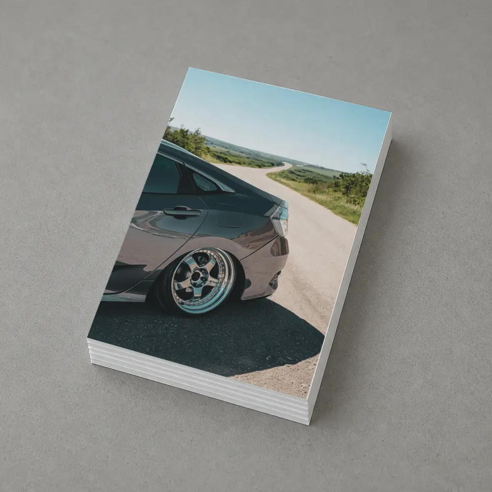 Honda Civic Stance Build Country Road – Postcards