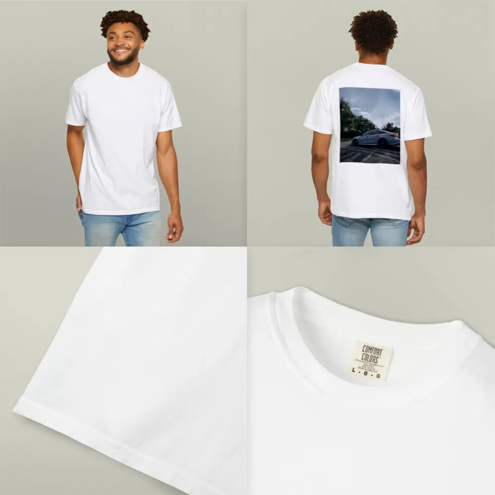Honda Civic Sedan Parked Outdoors Gray Sky – T-Shirts