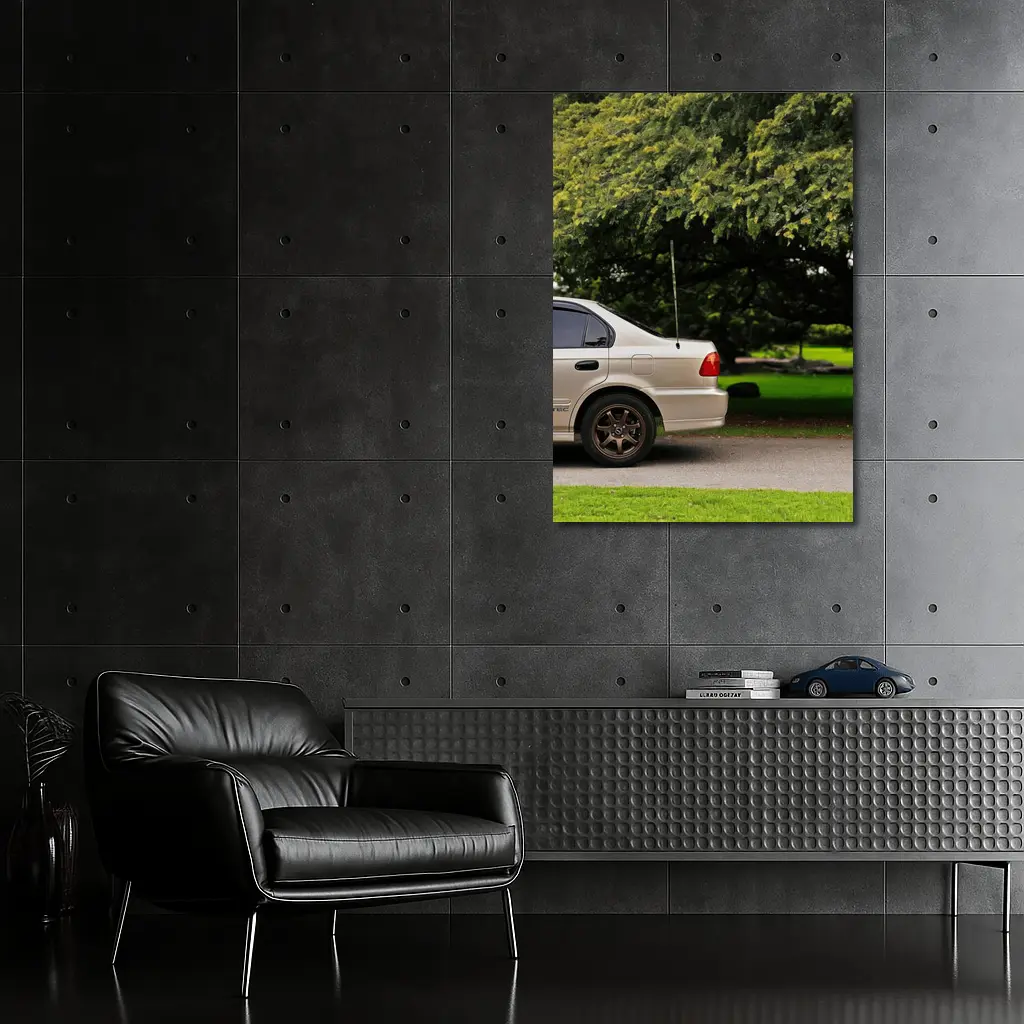 Honda Civic VTEC Sedan Park Setting – Wall Art