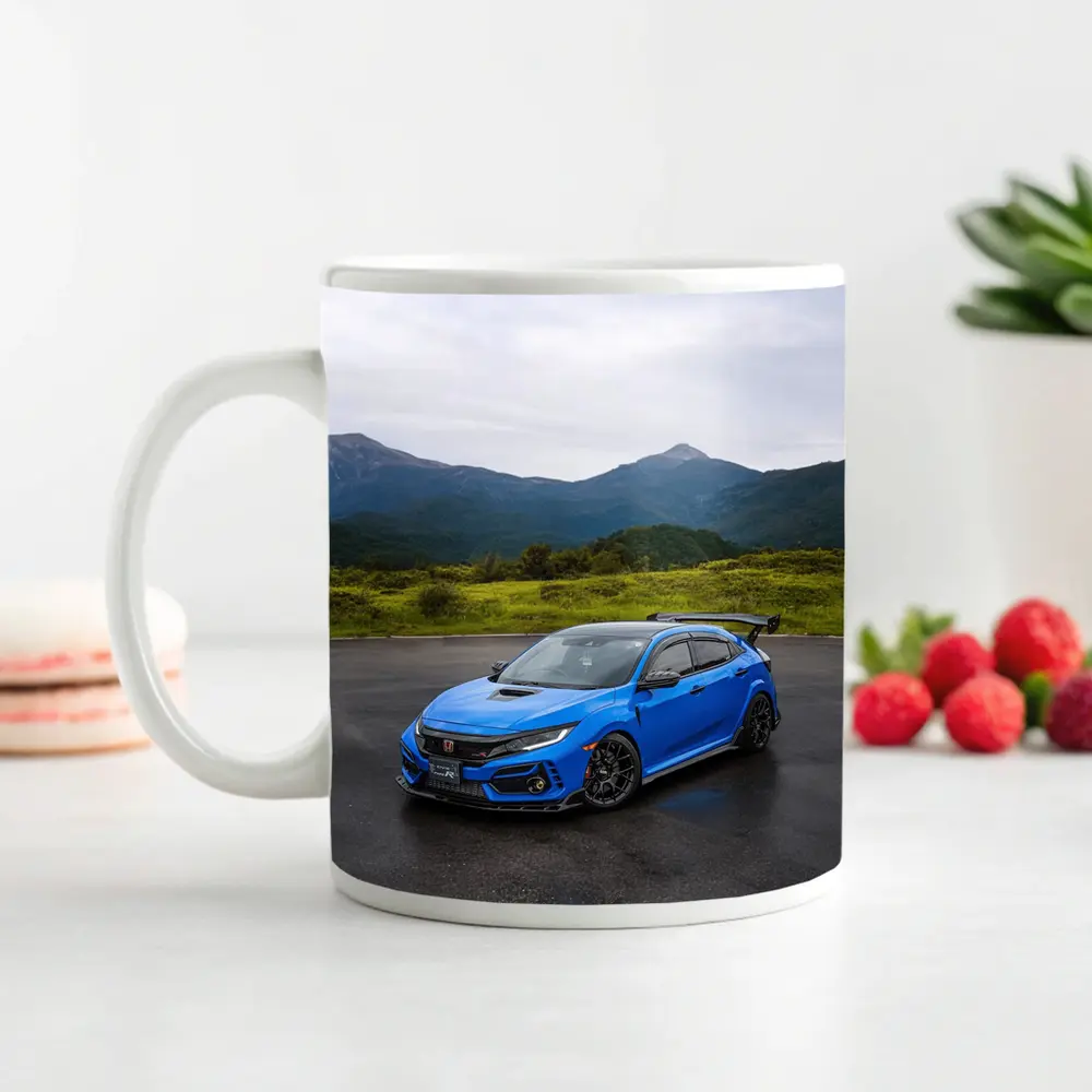 Honda Civic Type R Blue Mountain Road – Mugs