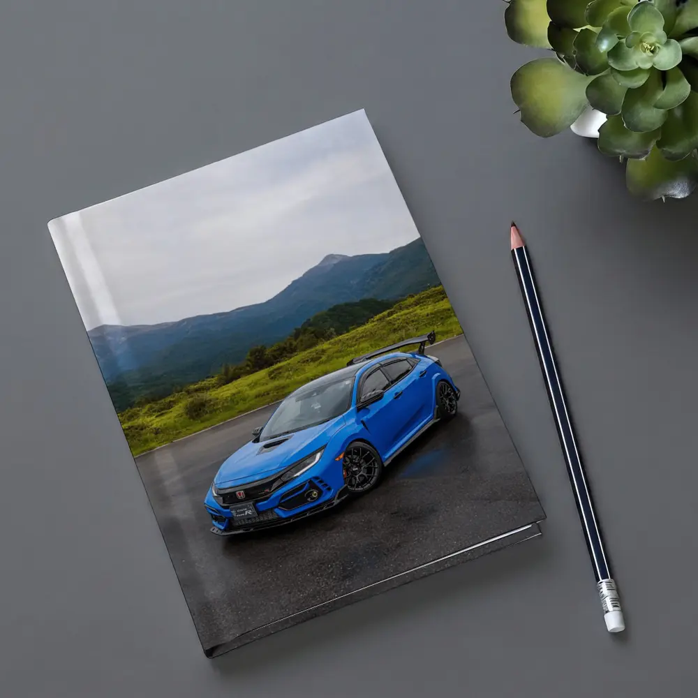 Honda Civic Type R Blue Mountain Road – Notebooks