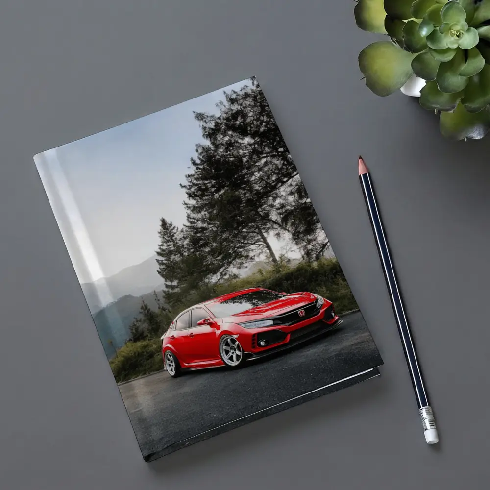 Honda Civic Type R Red Mountain Road – Notebooks