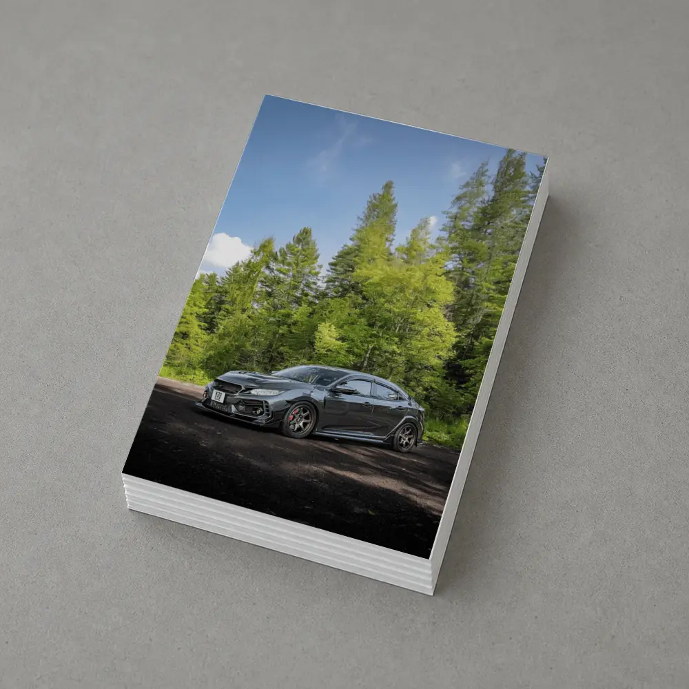 Honda Civic Type R Forest Road – Postcards