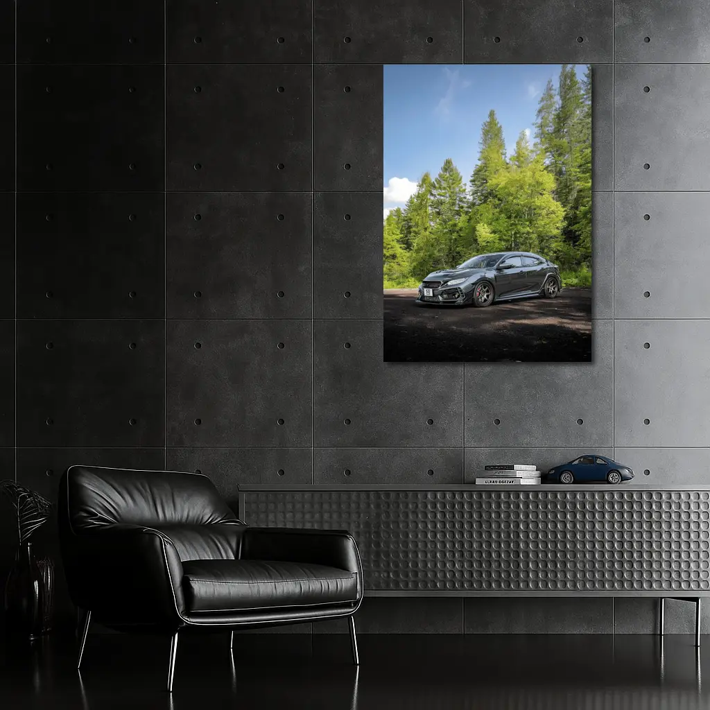 Honda Civic Type R Forest Road – Wall Art