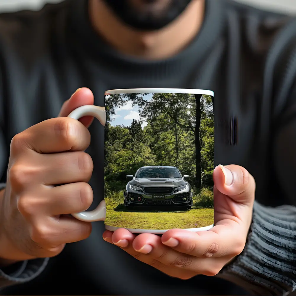 Honda Civic Type R Green Forest Setting – Mugs