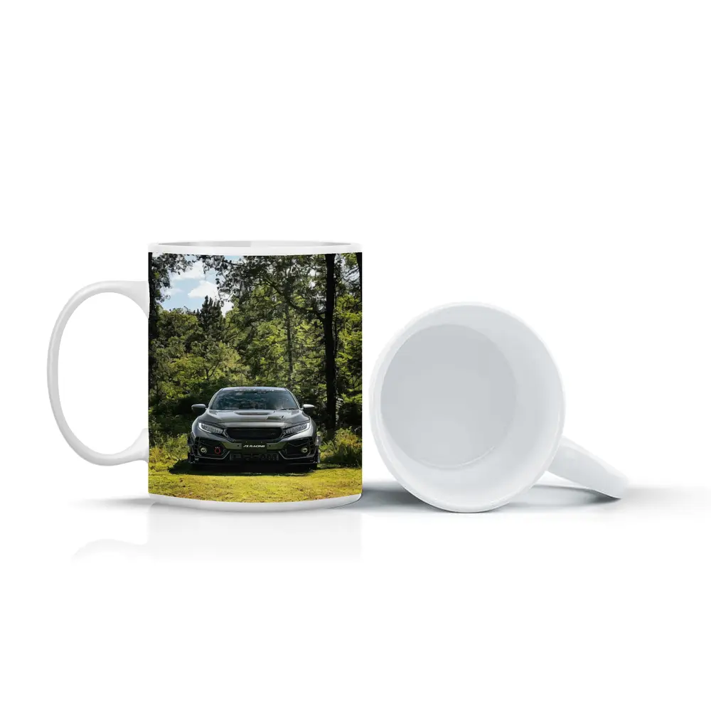 Honda Civic Type R Green Forest Setting – Mugs