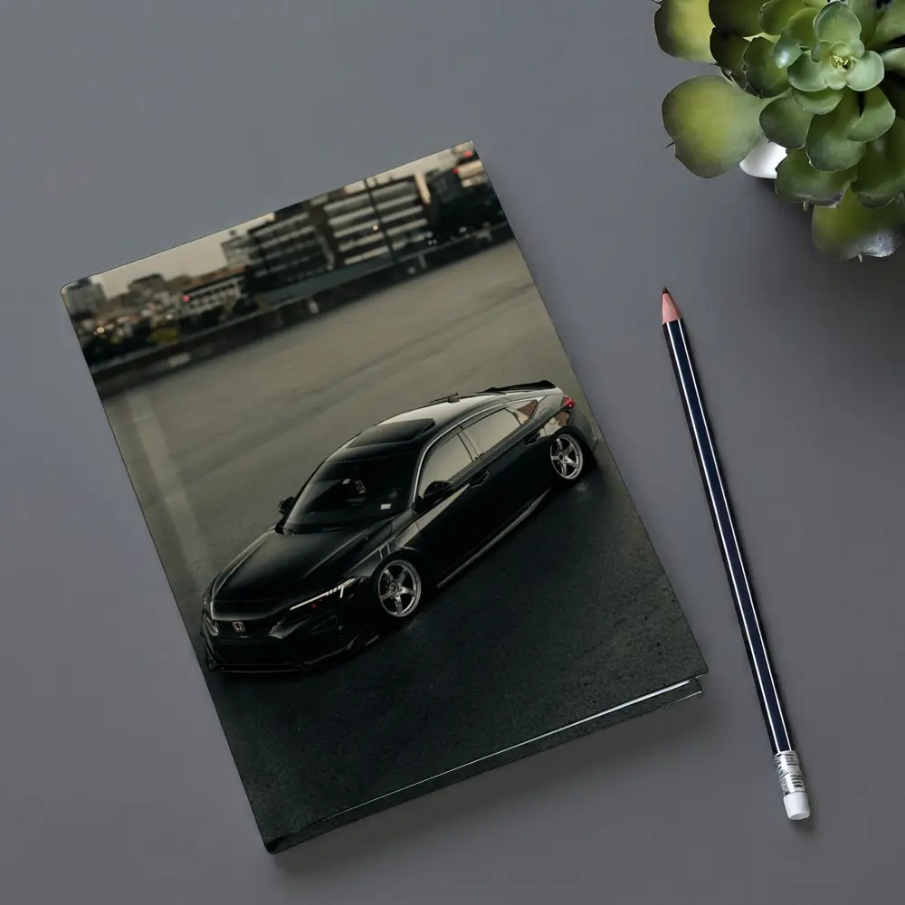 Black Honda Civic Stance Build Urban Rooftop – Notebooks