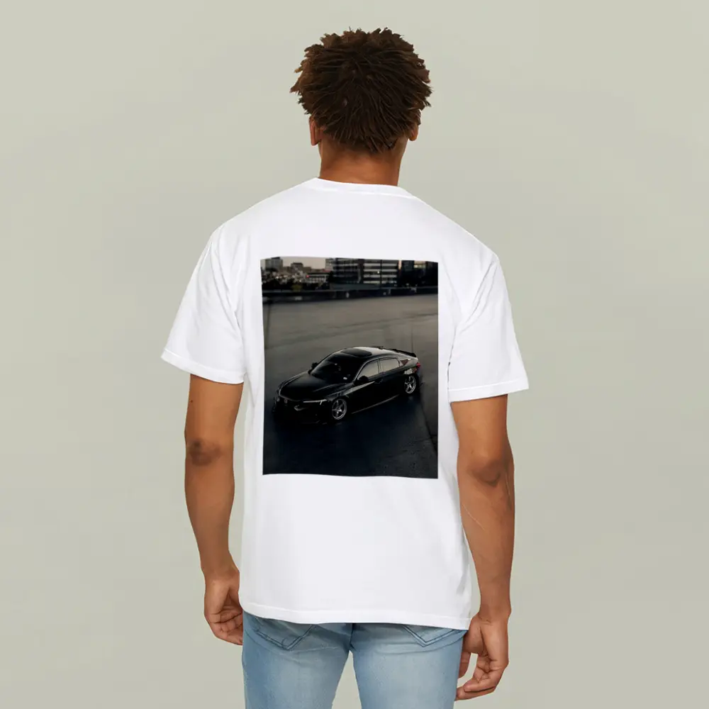 Black Honda Civic Stance Build Urban Rooftop – T-Shirts